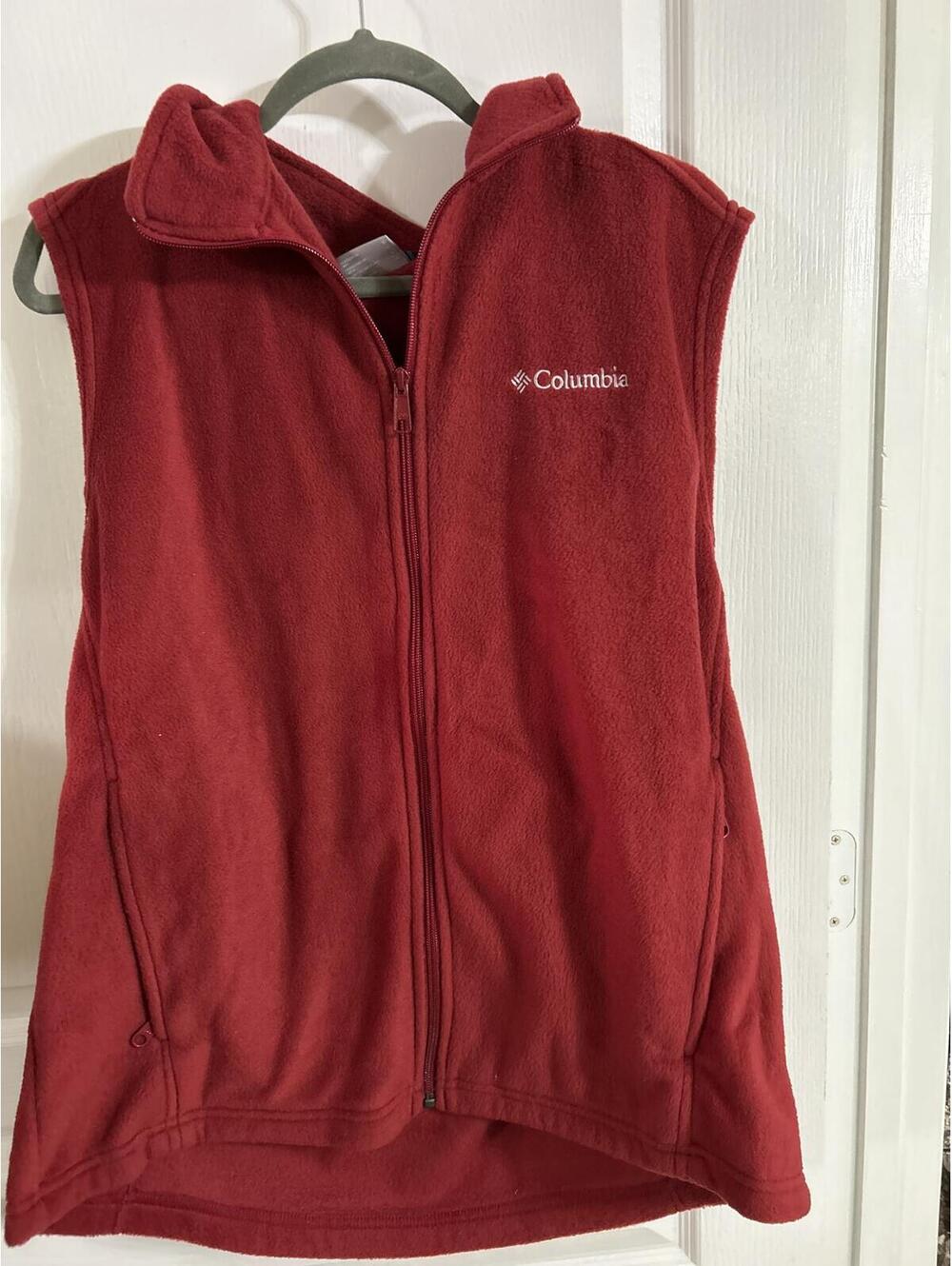 Columbia Red Fleece Size L- gh3-1
